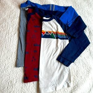 Hanna Andersson Long Sleeve Shirts (set of 3)